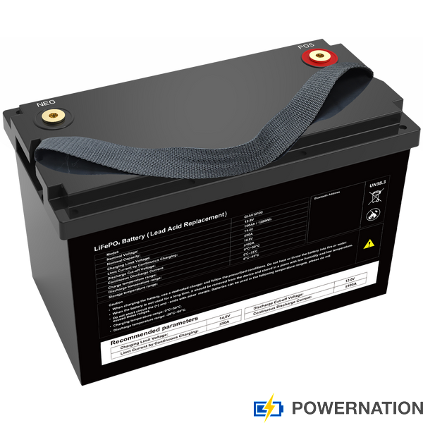 Аккумуляторная батарея Generator Guardian GLAR12100 LiFePO4 12.8V 100Ah (1280Wh)  GLAR12100 фото